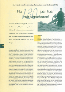 Artikel CvP 130 jaar bestaan (1996)