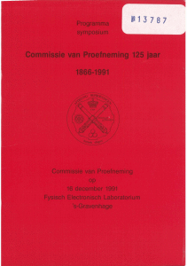 CvP 125 jaar, Programma Symposium